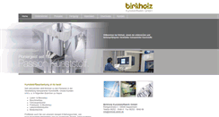Desktop Screenshot of birkholz-kunststoffwerk.de