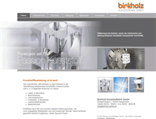 Tablet Screenshot of birkholz-kunststoffwerk.de